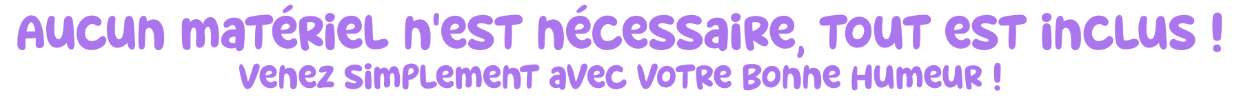 materiel inclus tablette lignes